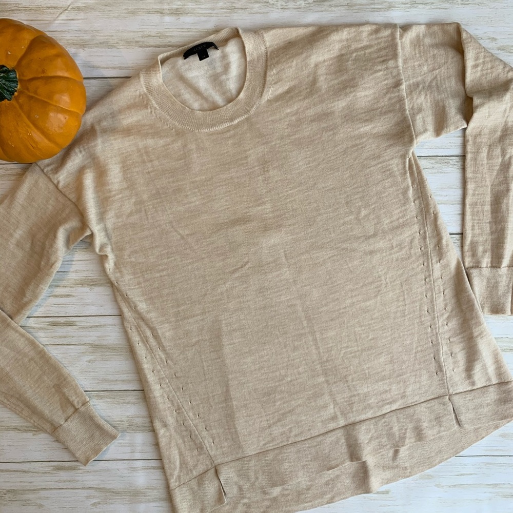 J. Crew Merino Wool and Cotton Sweater